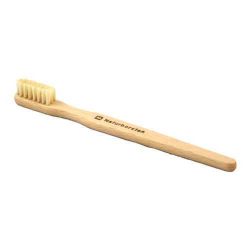 affix blad slank Houten tandenborstel met natuurhaar | duurzaam poetsen | Handig Goed