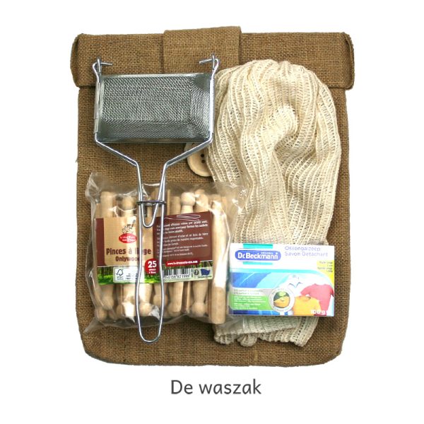 zak van sinterklaas voor de was